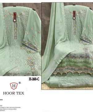 HOOR TEX H 260 C PAKISTANI SALWAR SUITS