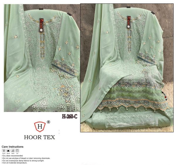 HOOR TEX H 260 C PAKISTANI SALWAR SUITS