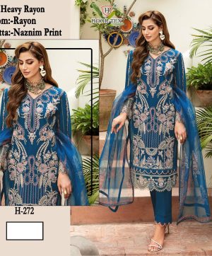 HOOR TEX H 272 PAKISTANI SALWAR SUITS