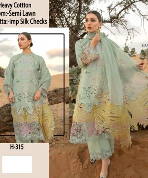 HOOR TEX H 315 PAKISTANI SUITS IN INDIA