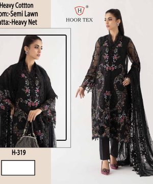 HOOR TEX H 319 PAKISTANI SUITS IN INDIA