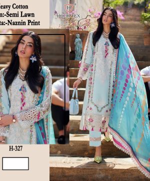 HOOR TEX H 327 PAKISTANI SUITS IN INDIA