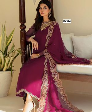 JENNY DESIGNER JD 524 A SALWAR SUITS WHOLESALE