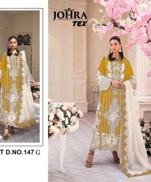 JOHRA TEX JT 147 G RAYON PAKISTANI SUITS