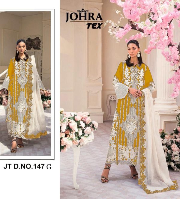 JOHRA TEX JT 147 G RAYON PAKISTANI SUITS