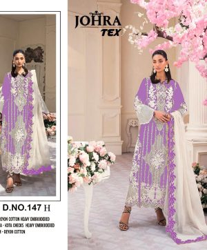 JOHRA TEX JT 147 H REYON PAKISTANI SUITS