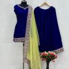 KARMA FASHION KF 1658 VELVET SALWAR SUITS