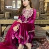 LC 1146 DESIGNER VELVET SALWAR SUITS