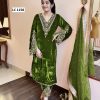 LC 1158 F VELVET SALWAR SUITS WHOLESALE