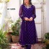 LC 1225 B DESIGNER SALWAR SUITS WHOLESALE