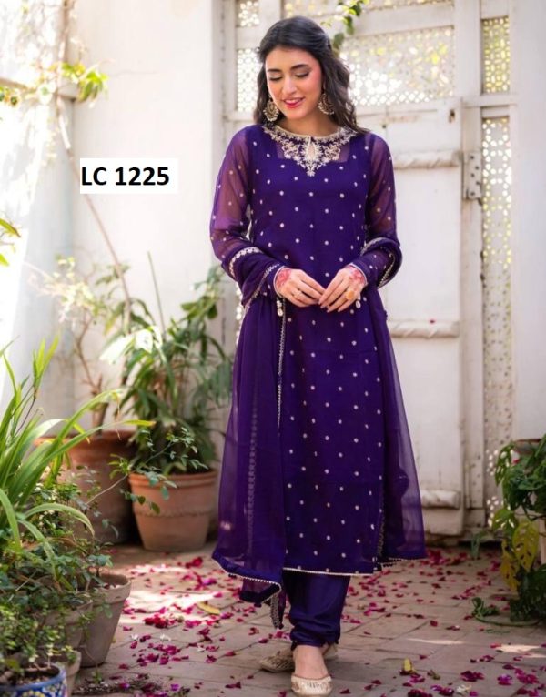 LC 1225 B DESIGNER SALWAR SUITS WHOLESALE