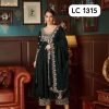 LC 1315 DESIGNER VELVET GOWN WHOLESALE