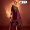 LC 1317 DESIGNER VELVET SALWAR SUITS