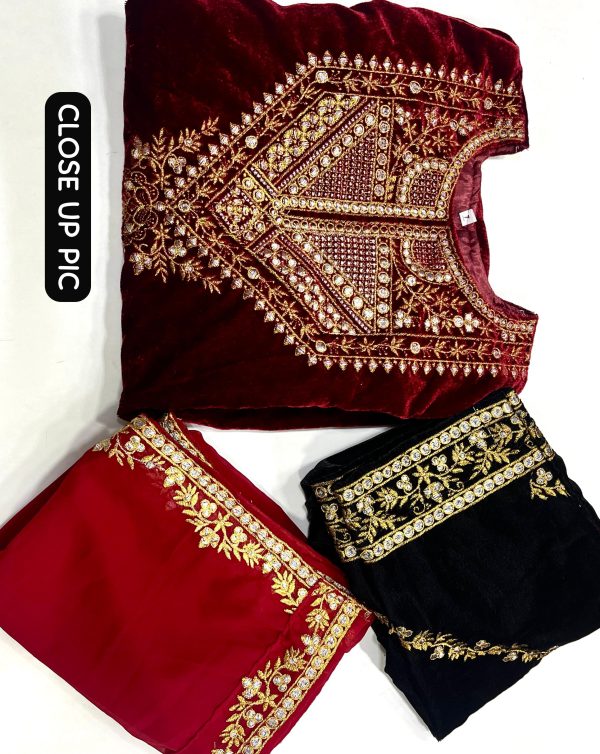 LC 1317 DESIGNER VELVET SALWAR SUITS