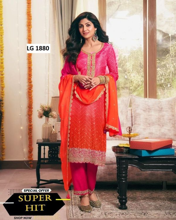 LG 1880 E DESIGNER SALWAR SUITS WHOLESALE