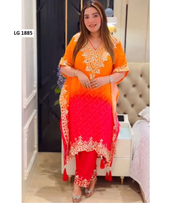 LG 1885 A DESIGNER KAFTAN SUITS WHOLESALE