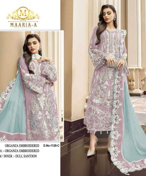 MAARIA A 1128 C PAKISTANI SALWAR SUITS