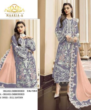 MAARIA A 1128 D PAKISTANI SALWAR SUITS