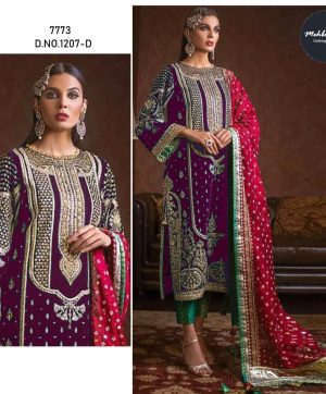 MEHBOOB TEX 1207 D VELVET PAKISTANI SUITS