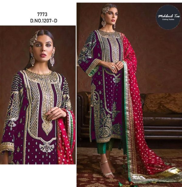 MEHBOOB TEX 1207 D VELVET PAKISTANI SUITS