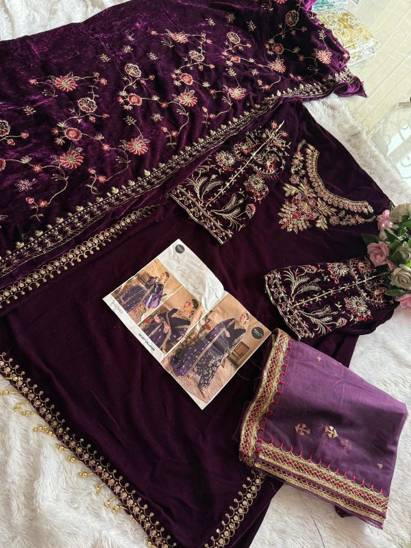 MEHBOOB TEX 1209 E VELVET PAKISTANI SUITS