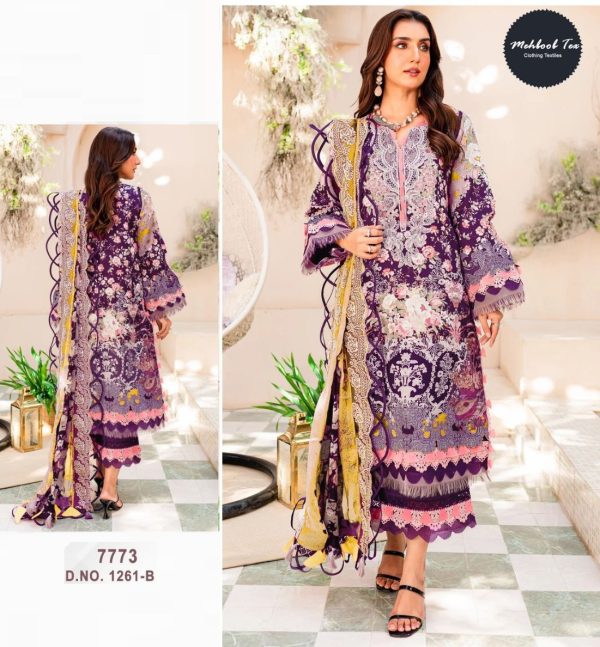 MEHBOOB TEX 1261 B PAKISTANI COTTON SUITS