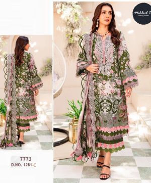 MEHBOOB TEX 1261 C PAKISTANI COTTON SUITS