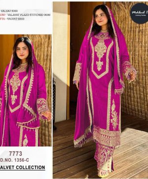 MEHBOOB TEX 1356 C VELVET PAKISTANI SUITS