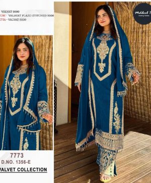 MEHBOOB TEX 1356 E VELVET PAKISTANI SUITS