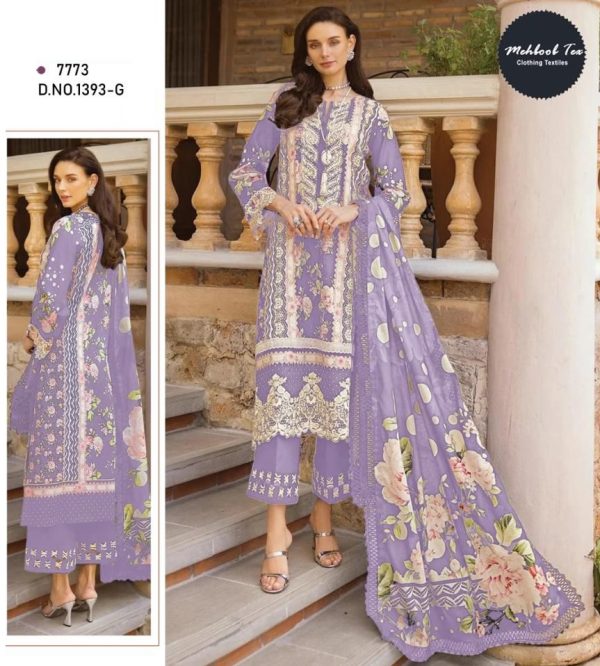 MEHBOOB TEX 1393 G PAKISTANI SUITS IN INDIA