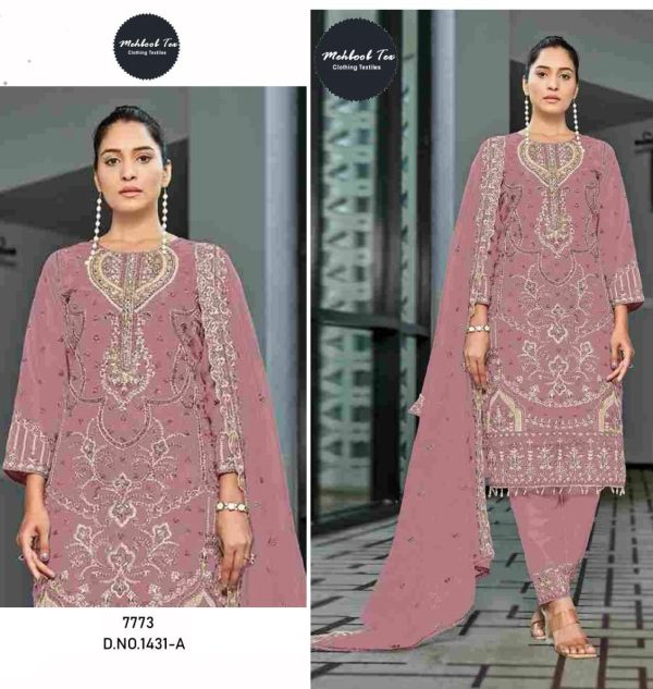 MEHBOOB TEX 1431 A PAKISTANI SALWAR SUITS