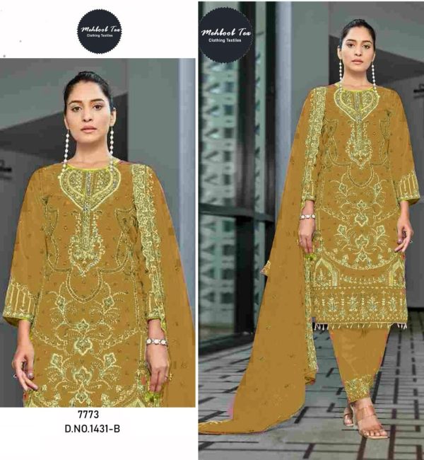 MEHBOOB TEX 1431 B PAKISTANI SALWAR SUITS