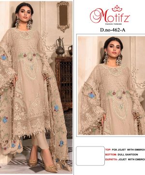 MOTIFZ 462 A PAKISTANI SUITS WHOLESALE