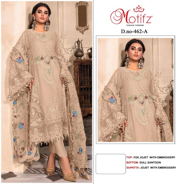 MOTIFZ 462 A PAKISTANI SUITS WHOLESALE