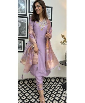 MURTI TRENDS PURPLE VALLEY READYMADE SUITS