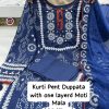 MURTI TRENDS SHREYA BLUE PRINTED KURTI