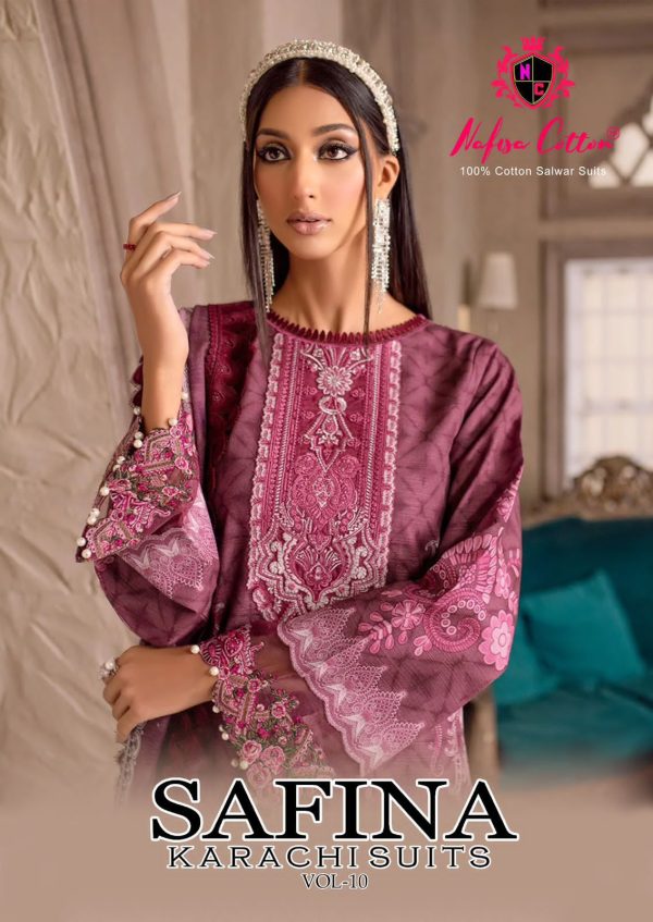 NAFISA COTTON SAFINA VOL 10 WHOLESALE