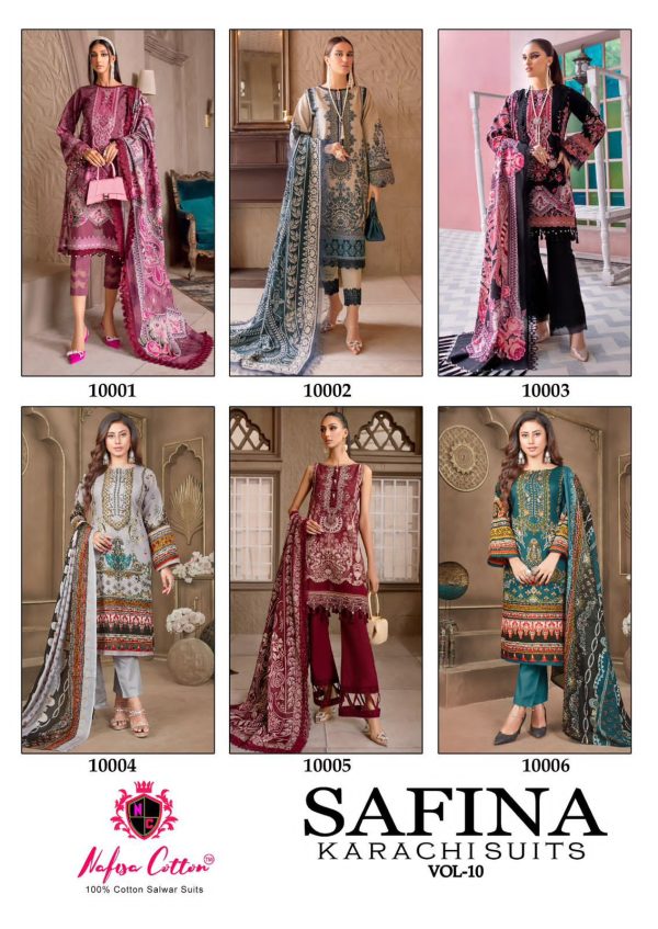 NAFISA COTTON SAFINA VOL 10 WHOLESALE