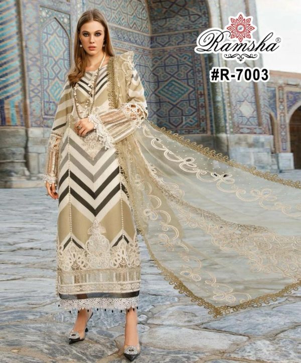 RAMSHA FASHION R 7003 PAKISTANI SUITS