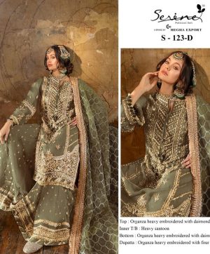 SERINE S 123 D PAKISTANI SUITS IN INDIA