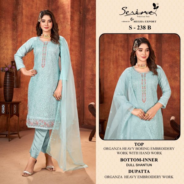 SERINE S 238 B SALWAR SUITS WHOLESALE