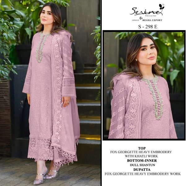 SERINE S 298 E PAKISTANI SUITS WHOLESALE