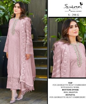 SERINE S 298 G PAKISTANI SUITS WHOLESALE