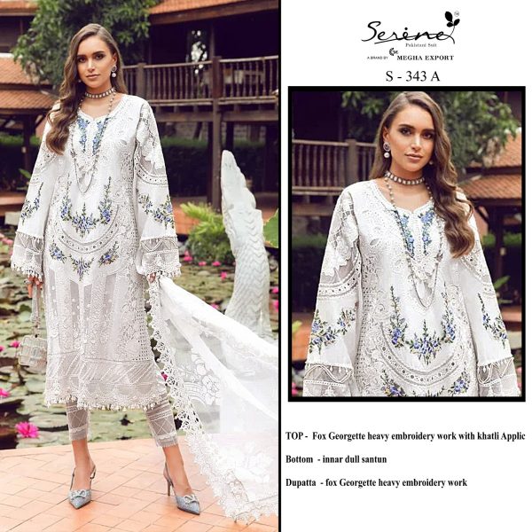 SERINE S 343 A PAKISTANI SUITS WHOLESALE