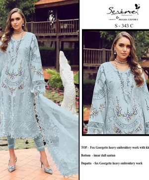 SERINE S 343 C PAKISTANI SUITS WHOLESALE