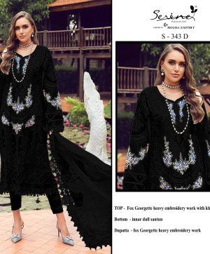 SERINE S 343 D PAKISTANI SUITS WHOLESALE