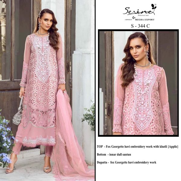 SERINE S 344 C PAKISTANI SUITS IN INDIA