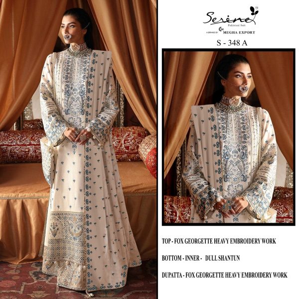 SERINE S 348 PAKISTANI SALWAR SUITS