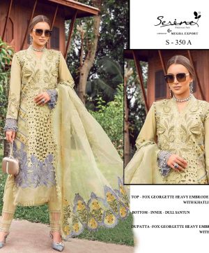 SERINE S 350 A PAKISTANI SUITS IN INDIA