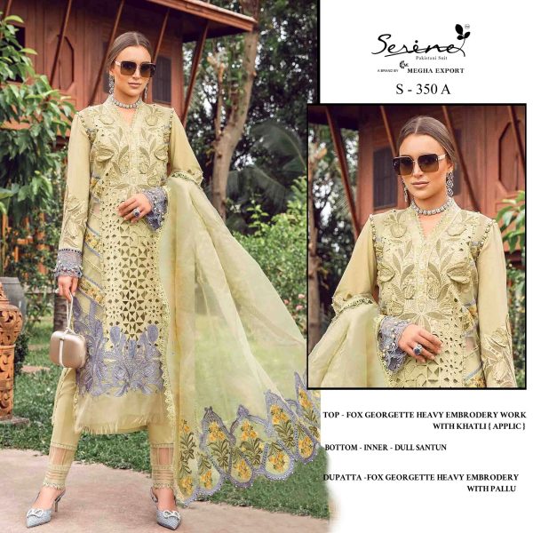 SERINE S 350 A PAKISTANI SUITS IN INDIA